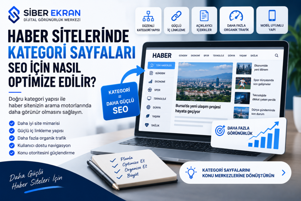 Haber Sitelerinde Kategori Sayfaları SEO İçin Nasıl Optimize Edilir? haber kategorisi